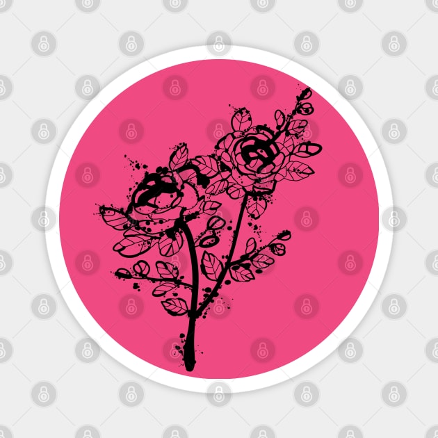 June birth flower Rose Magnet by CindyS